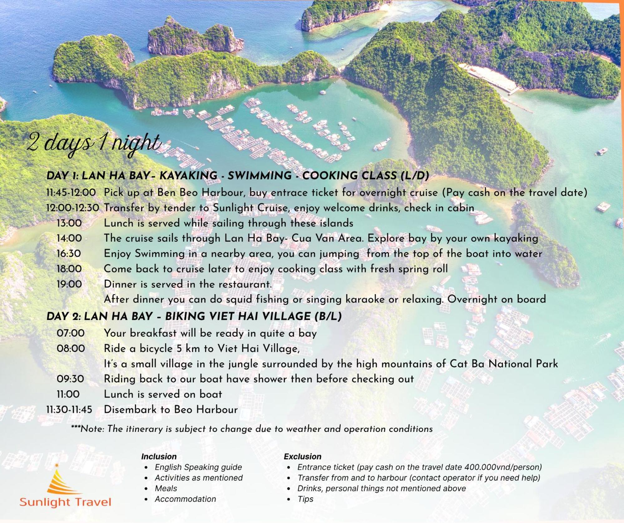 Hotel Sunlight Cruise Ha Long Zewnętrze zdjęcie